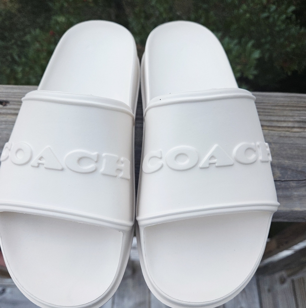 Coach Women's Slide Sandals - Picture 3 of 4